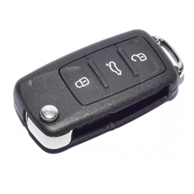 QKY006048 Folding Remote Key 3 Button 434MHz With ID48 Chip 5K0 837 202 AD for Volkswagen