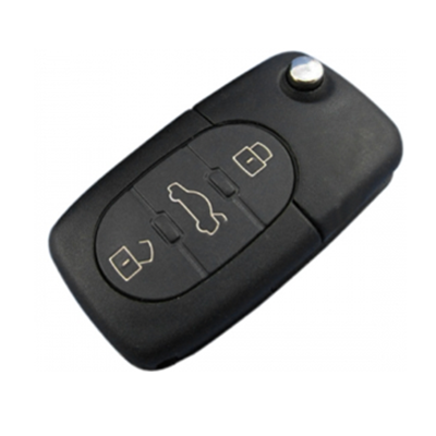 QKY009011 for Audi 3+1 Button Flip Remote Key 315MHZ