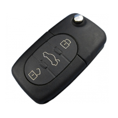 QKY009012 for Audi 3+1 Button Flip Remote Key 433MHZ