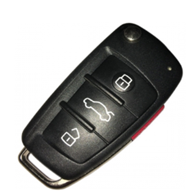 QKY009016 8E0 837 220 R for Audi A4 flip key 3+1 button 315Mhz original