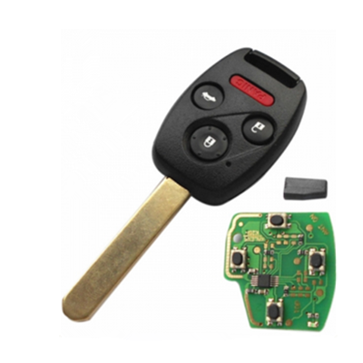 QKY011014 Remote Key 2003-2007 for Honda Accord CRV Jazz FIT City Chip ID46 3+1 Buttons 313.8MHz