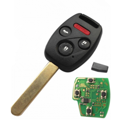 QKY011015 Remote Key 2003-2007 for Honda Accord CRV Jazz FIT City Chip ID46 3+1 Buttons 315MHz