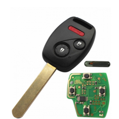 QKY011022 2003-2007 For Honda Remote Key 2+1 Button and Chip Separate ID8E 433 MHZ Fit ACCORD FIT CIVIC