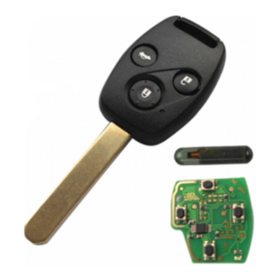 QKY011037 2003-2007 for Honda Remote Key 3 Button and Chip Separate ID48 315MHZ Fit ACCORD FIT CIVIC