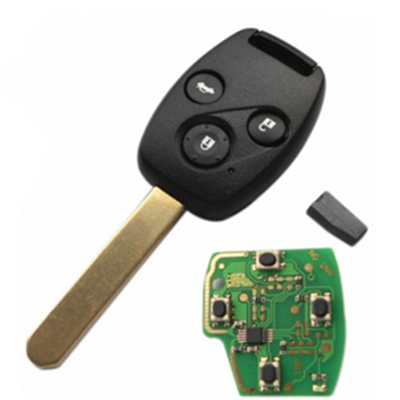 QKY011040 2003-2007 for Honda Remote Key 3 Button and Chip Separate ID46 313.8MHZ Fit ACCORD FIT CIVIC