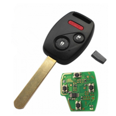 QKY011041 2003-2007 for Honda Remote Key 2+1 Button and Chip Separate ID46 313.8MHZ Fit ACCORD FIT CIVIC
