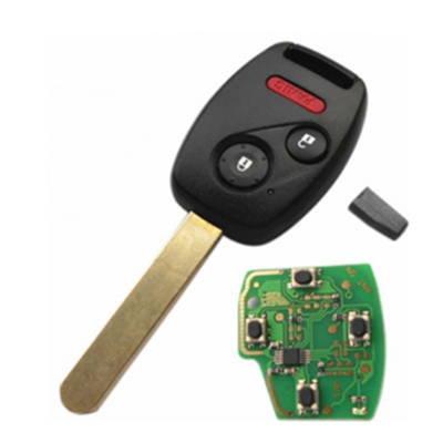 QKY011042 2003-2007 for Honda Remote Key 2+1 Button and Chip Separate ID46 315MHZ Fit ACCORD FIT CIVIC