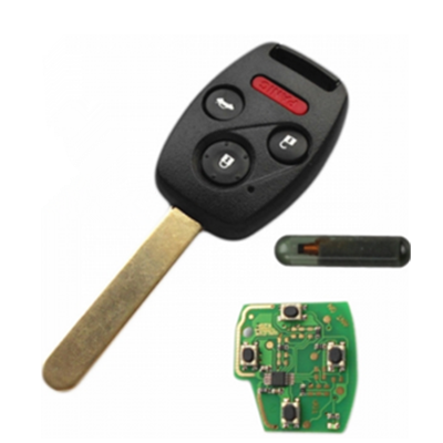 QKY011064 2003-2007 for Honda Remote Key 3+1 Button and Chip Separate ID8E 315 MHZ fit ACCORD FIT CIVIC