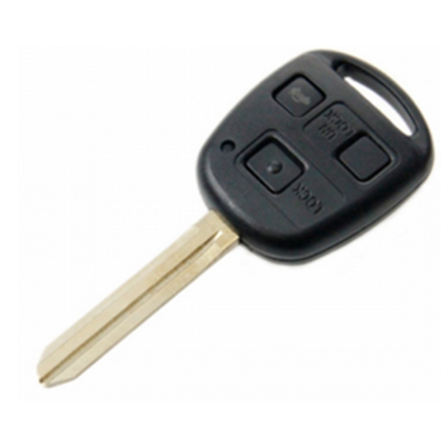 QKY013016 for Toyota 3 Button for straight remote control key ID67 433MHZ