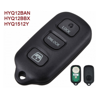 QKY013080 for Toyota 3+1 Button Remote control(USA) 314.4MHZ FCC ID HYQ1512Y