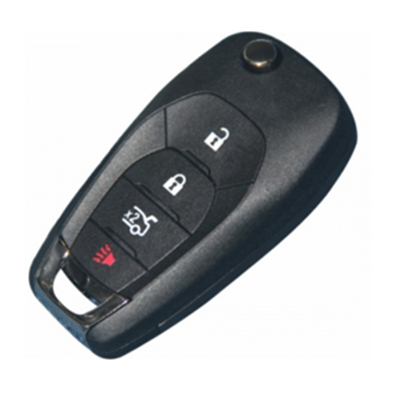 QKY017014 for Chevrolet Cruze 4 button remote Flip key 315MHZ Original