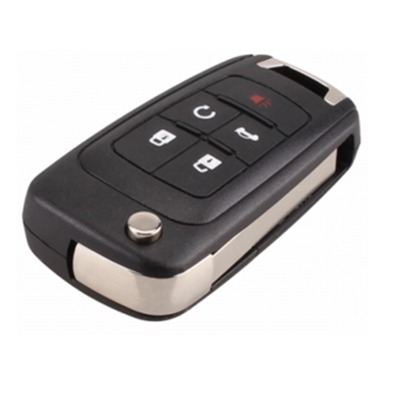 QKY017034 New Remote Key 5 Button 433MHz ID46 for 2010-2014 for Chevrolet Cruze Uncut