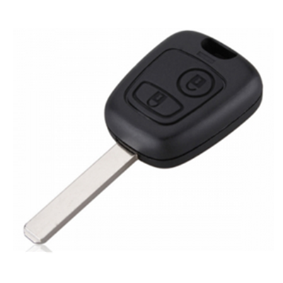 QKY027028 For Citroen C1 C2 C3 C5 2 Button Remote Key (Without Groove ) 433MHZ ID46