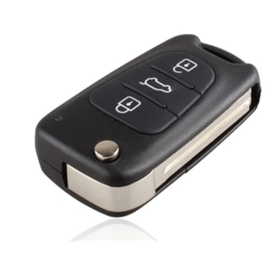QKS028017 for Hyundai I30 IX35 3 buttons folding remote key shell